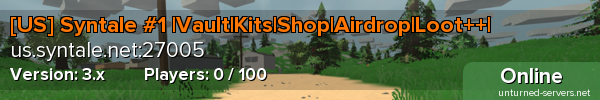 [US] Syntale #1 |Vault|Kits|Shop|Airdrop|Loot++|