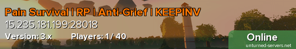 Pain Survival | Mall | Anti-Grief | KEEPINV