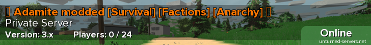 ᲼ Adamite modded [Survival] [Factions] [Anarchy] ᲼