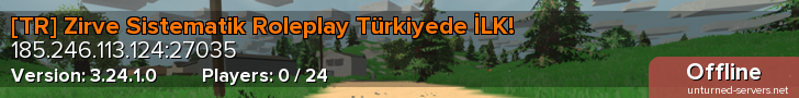 [TR] Zirve Sistematik Roleplay Türkiyede İLK!