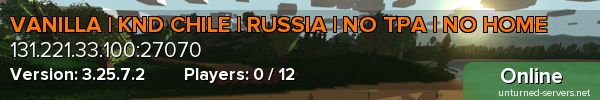 VANILLA | KND CHILE | RUSSIA | NO TPA | NO HOME