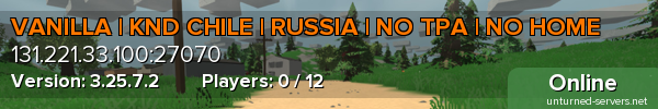 VANILLA | KND CHILE | RUSSIA | NO TPA | NO HOME