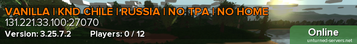 VANILLA | KND CHILE | RUSSIA | NO TPA | NO HOME