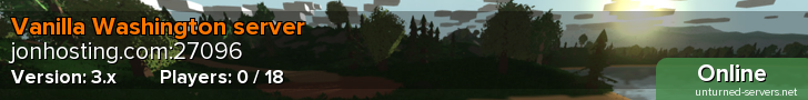 Vanilla Washington server