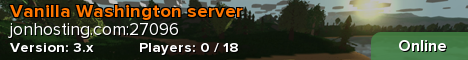 Vanilla Washington server