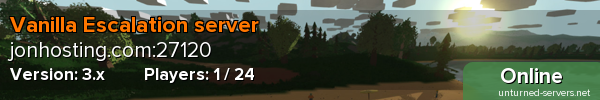 Vanilla Escalation server