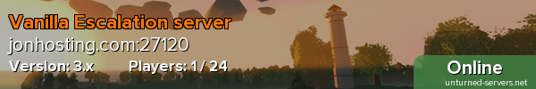 Vanilla Escalation server