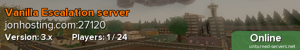 Vanilla Escalation server