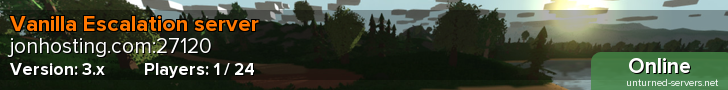 Vanilla Escalation server