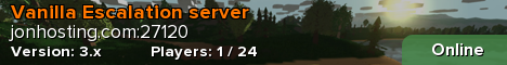 Vanilla Escalation server
