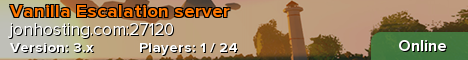 Vanilla Escalation server