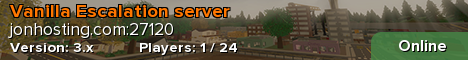 Vanilla Escalation server
