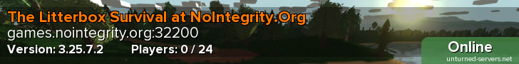 The Litterbox Survival at NoIntegrity.Org