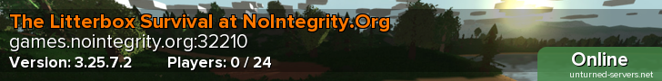 The Litterbox Survival at NoIntegrity.Org