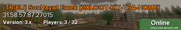 [TR/EU] SonHayat Emek [3XLOOT-KİT-TPA-HOME]