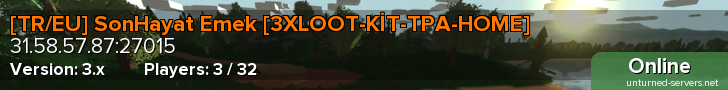 [TR/EU] SonHayat Emek [3XLOOT-KİT-TPA-HOME]