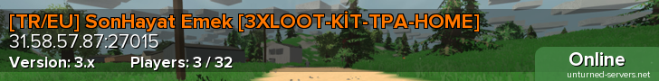[TR/EU] SonHayat Emek [3XLOOT-KİT-TPA-HOME]