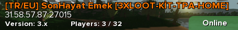 [TR/EU] SonHayat Emek [3XLOOT-KİT-TPA-HOME]