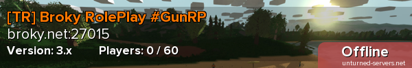 [TR] Broky RolePlay #GunRP