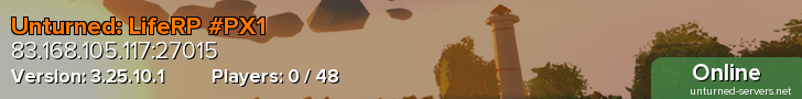 Unturned: LifeRP #PX1
