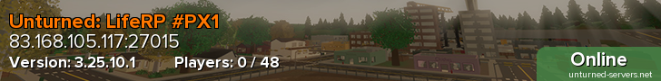 Unturned: LifeRP #PX1