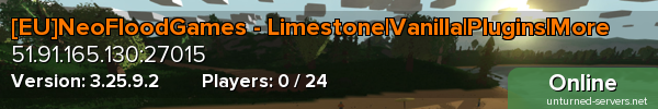 [EU]NeoFloodGames - Limestone|Vanilla|Plugins|More