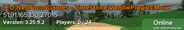 [EU]NeoFloodGames - Limestone|Vanilla|Plugins|More