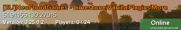 [EU]NeoFloodGames - Limestone|Vanilla|Plugins|More