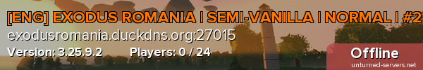 [ENG] EXODUS ROMANIA | SEMI-VANILLA | NORMAL | #2