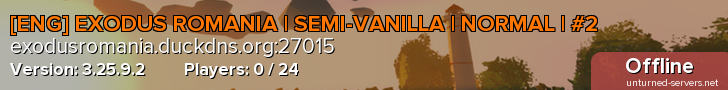 [ENG] EXODUS ROMANIA | SEMI-VANILLA | NORMAL | #2