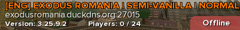 [ENG] EXODUS ROMANIA | SEMI-VANILLA | NORMAL | #2