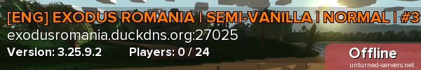[ENG] EXODUS ROMANIA | SEMI-VANILLA | NORMAL | #3