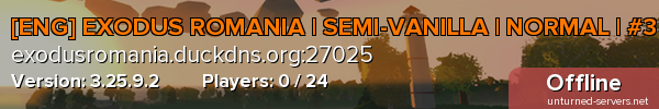 [ENG] EXODUS ROMANIA | SEMI-VANILLA | NORMAL | #3