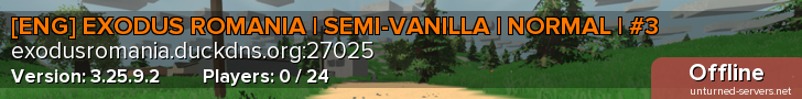 [ENG] EXODUS ROMANIA | SEMI-VANILLA | NORMAL | #3