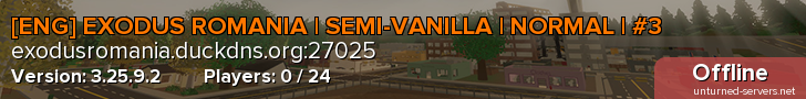 [ENG] EXODUS ROMANIA | SEMI-VANILLA | NORMAL | #3
