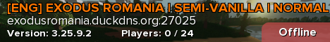 [ENG] EXODUS ROMANIA | SEMI-VANILLA | NORMAL | #3