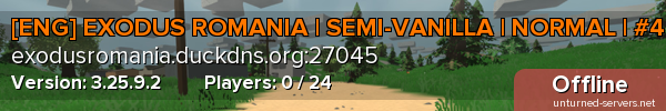 [ENG] EXODUS ROMANIA | SEMI-VANILLA | NORMAL | #4