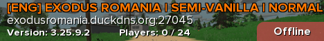 [ENG] EXODUS ROMANIA | SEMI-VANILLA | NORMAL | #4