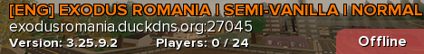 [ENG] EXODUS ROMANIA | SEMI-VANILLA | NORMAL | #4